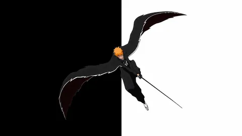 An AI-assisted landscape-format anime character illustration in the Bleach: Thousand-Year Blood War collection. Artwork 075 from the AUKAO visual archive.