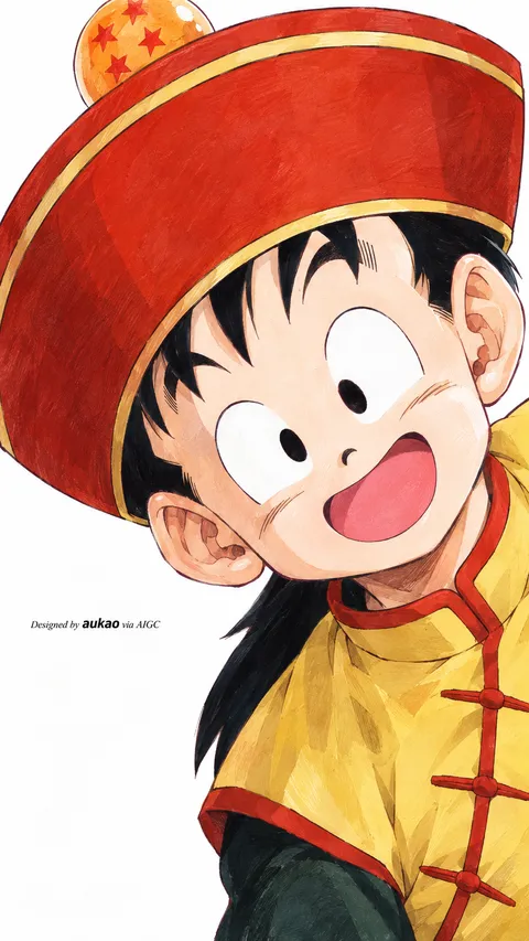 Straw-hat boy: a cheerful portrait. A portrait-format character illustration in the One Piece collection.