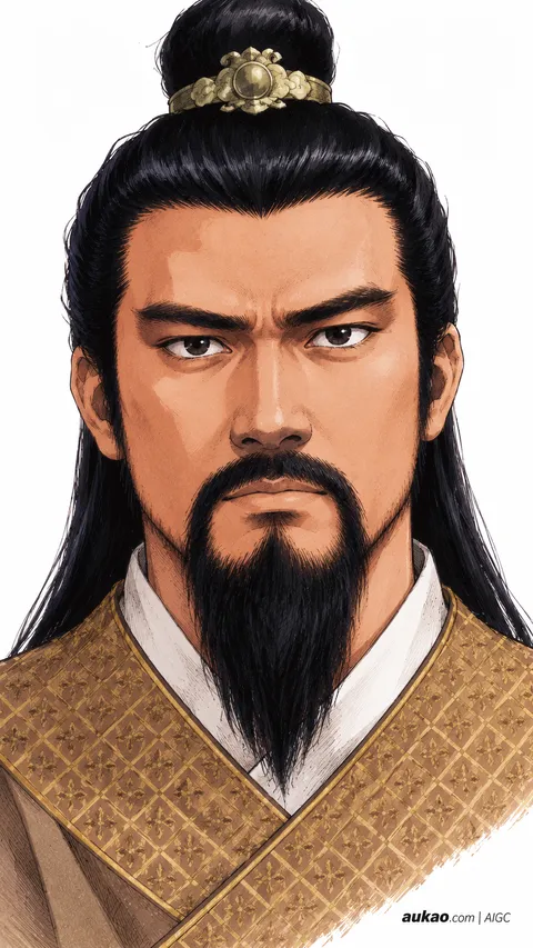 AI-generated fantasy character portrait inspired by The Legend of Sword and Fairy / 仙剑奇侠传. AUKAO artwork 675.