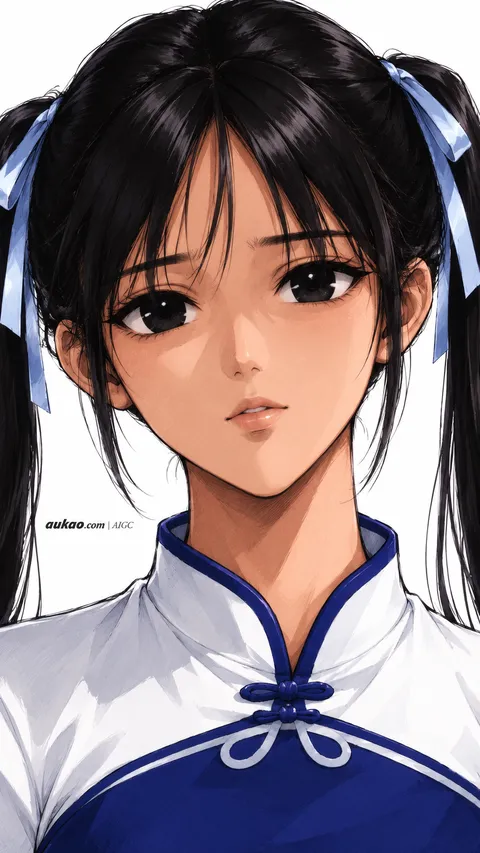 AI-generated fantasy character portrait inspired by The Legend of Sword and Fairy / 仙剑奇侠传. AUKAO artwork 694.