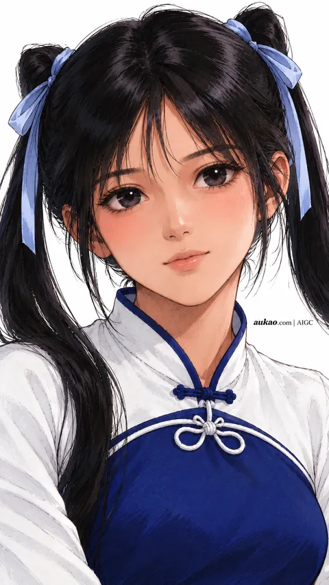 AI-generated fantasy character portrait inspired by The Legend of Sword and Fairy / 仙剑奇侠传. AUKAO artwork 692.