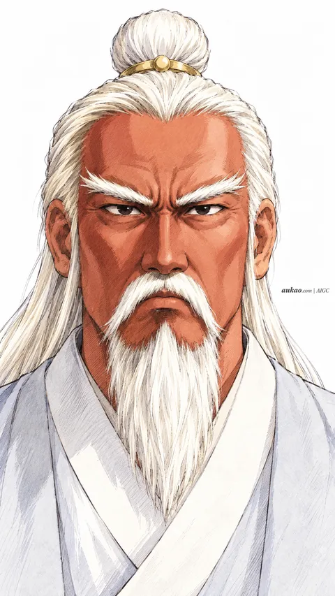 AI-generated fantasy character portrait inspired by The Legend of Sword and Fairy / 仙剑奇侠传. AUKAO artwork 697.