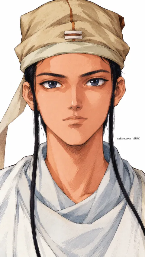AI-generated fantasy character portrait inspired by The Legend of Sword and Fairy / 仙剑奇侠传. AUKAO artwork 685.