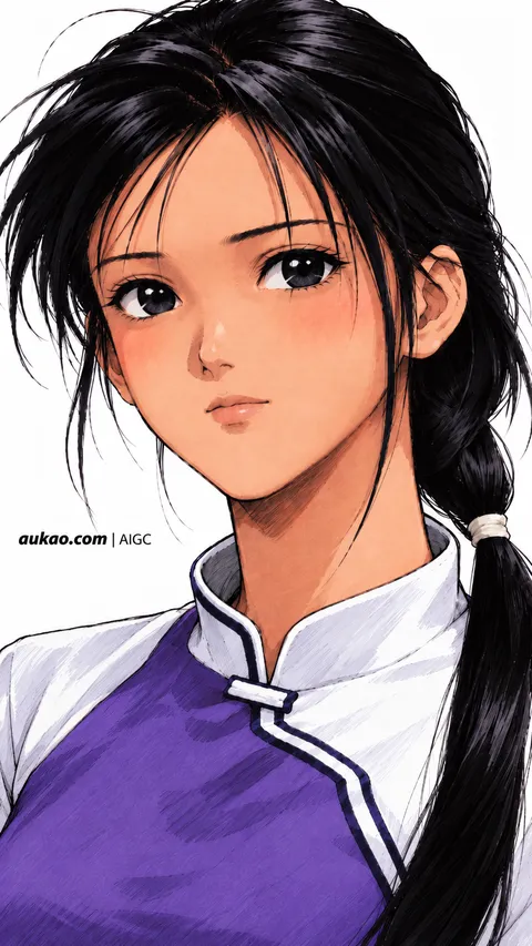 AI-generated fantasy character portrait inspired by The Legend of Sword and Fairy / 仙剑奇侠传. AUKAO artwork 680.