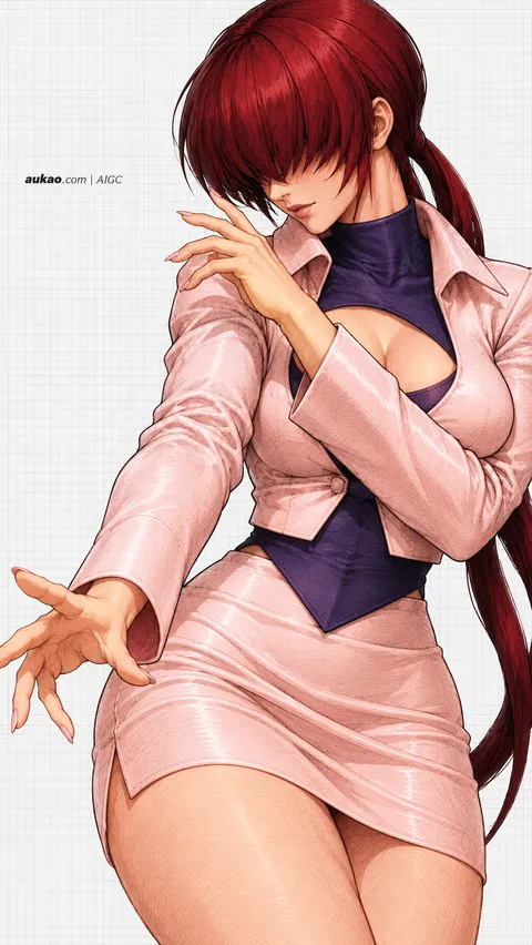 Shermie / 夏尔米 / シェルミー. AI-generated fan art inspired by The King of Fighters '97 / 拳皇97 / ザ・キング・オブ・ファイターズ'97. AUKAO character study 3fbc2be7.